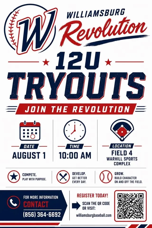 12u Revolution Tryouts
