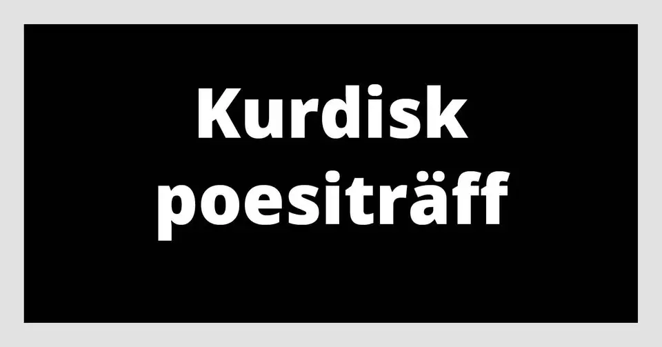 Kurdisk poesiträff