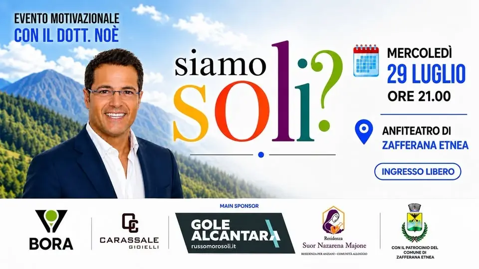 CON IL DOTT. NOÈ A ZAFFERANA ETNEA: INCONTRO MOTIVAZIONALE!