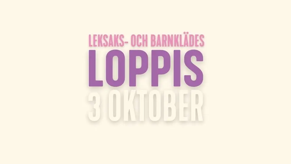 Leksaks- och barnklädesloppis