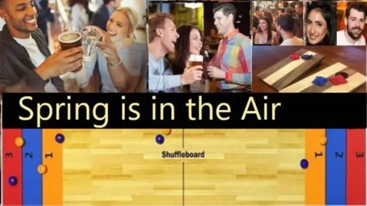 Spring is in the Air Singles Mingle & Backyard Games Indoors Game Night