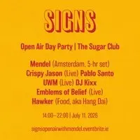 Open Air Day Party w/ Mendel (AMS), UWM (LIVE), Crispy Jason (LI