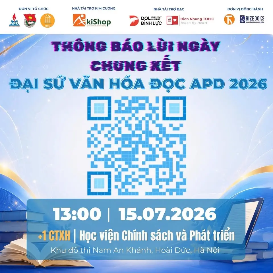 Chung kết “ĐẠI SỨ VĂN HOÁ ĐỌC APD 2026”