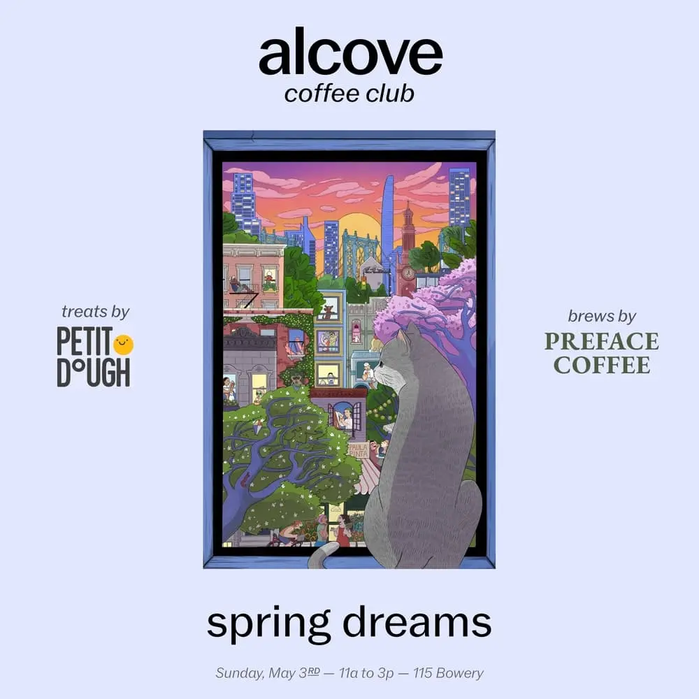 alcove coffee club ❇︎ spring dreams