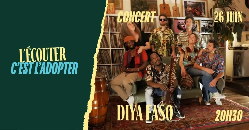 ☀️ CONCERT • DIYA FASO • VENDREDI 26 JUIN ☀️