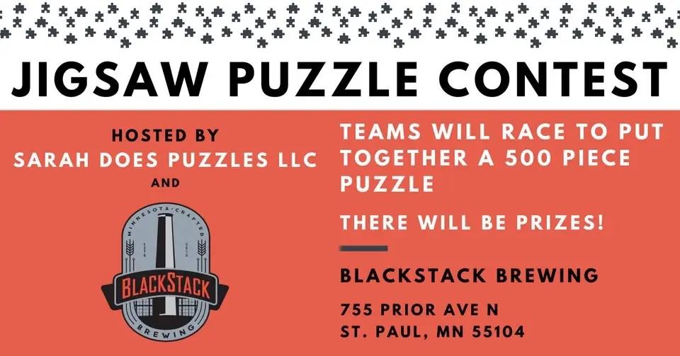 ROM COM THEMED - Team Jigsaw Puzzle Contest at BlackStack Brewing