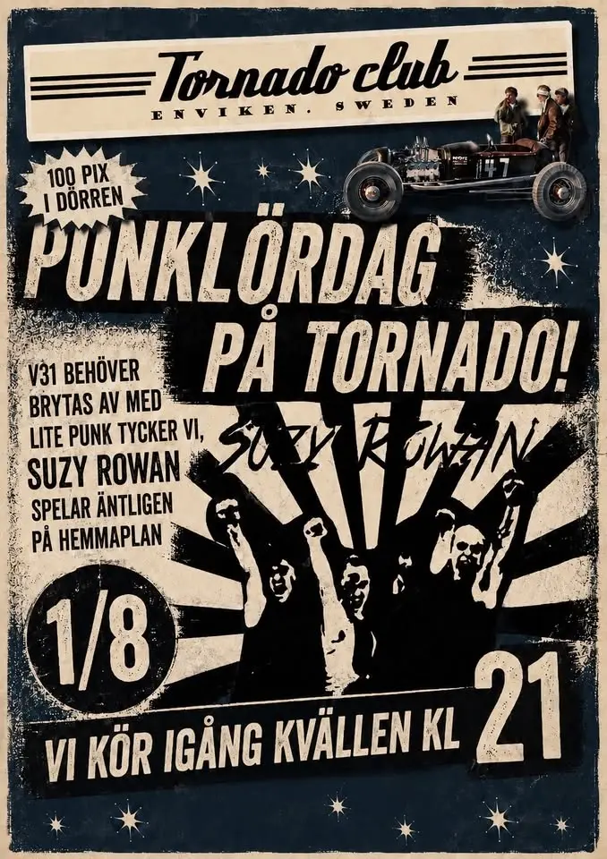 Suzy Rowan på Tornado 