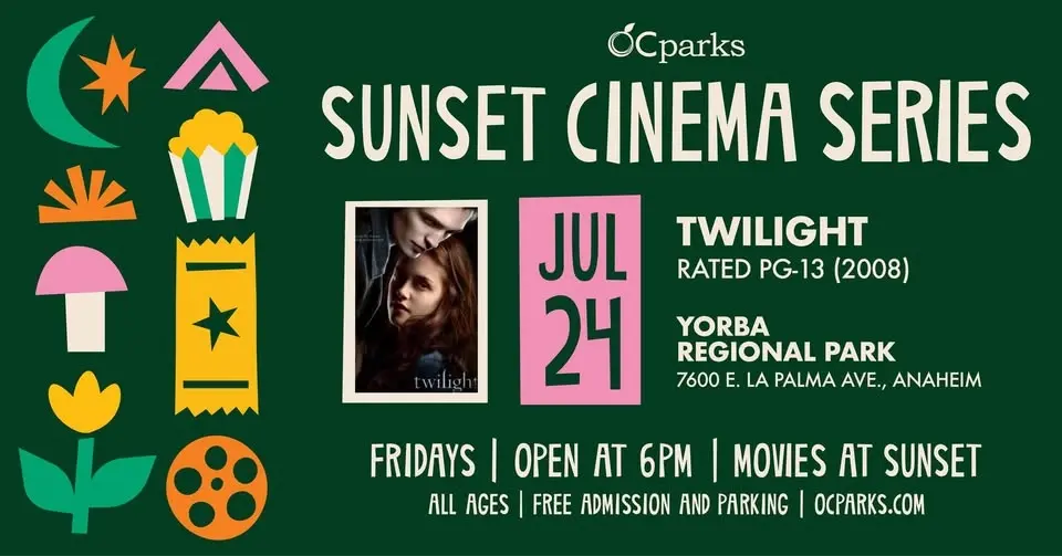 Twilight: 2026 OC Parks Sunset Cinema Series