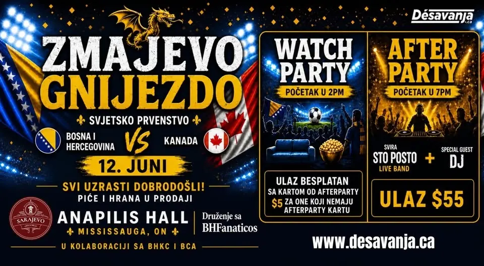 Zmajevo Gnijezdo 12. Juni - Watch Party & Afterparty