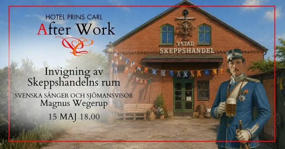 AW Invigning av Ystad Skeppshandelns rum på Hotel Prins Carl
