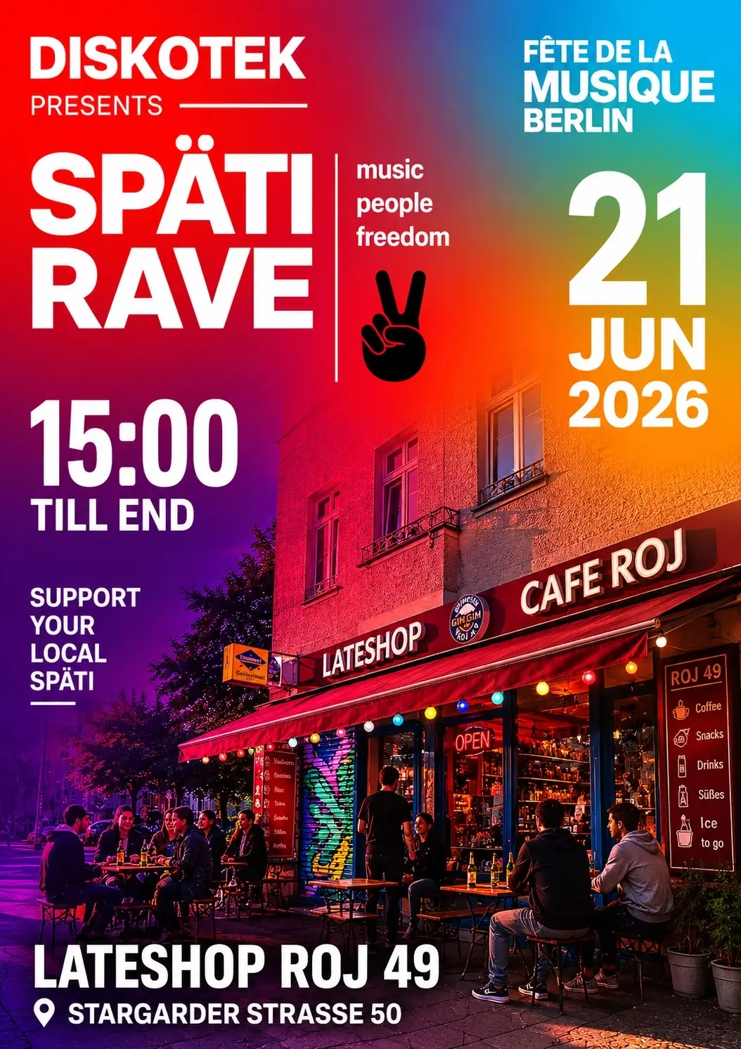 DISKOTEK presents: SPÄTI TAKEOVER (free entry)