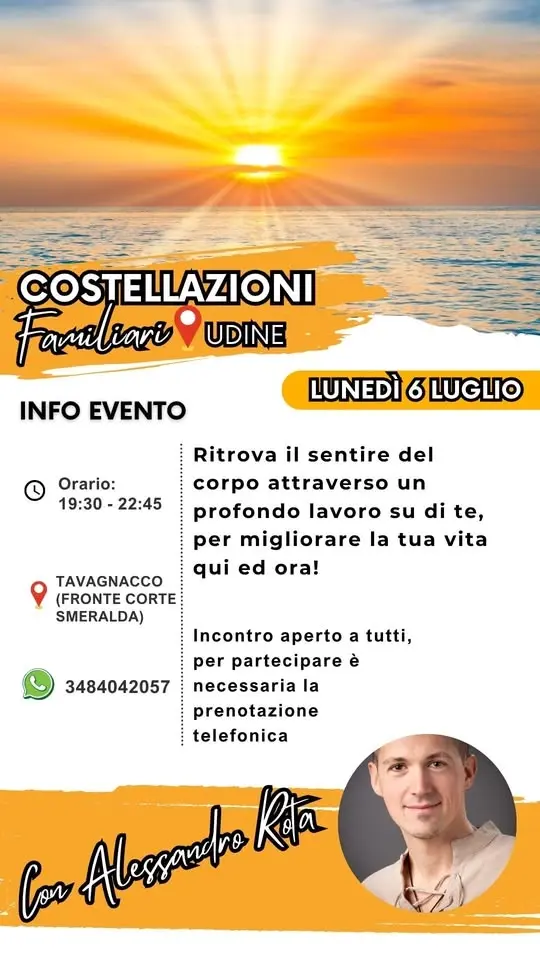 Costellazioni Familiari - Udine Nord - Lunedì 06 Luglio 2026