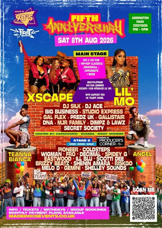 Made In 90s Festival 5th Birthday Feat XSCAPE & LIL’MO