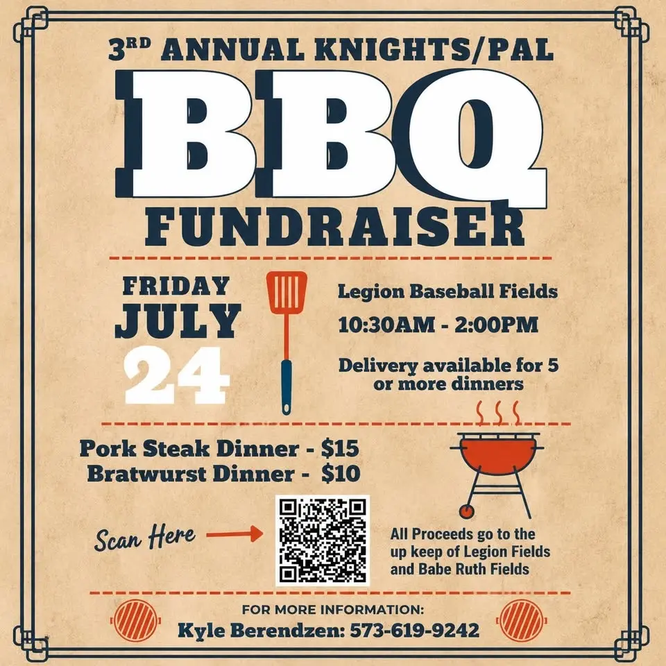 PAL/Knights BBQ Fundraiser