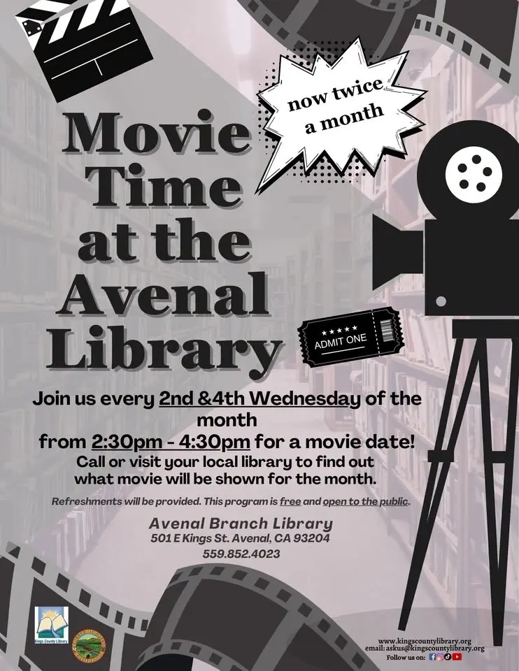 Movie Time at the Avenal Library