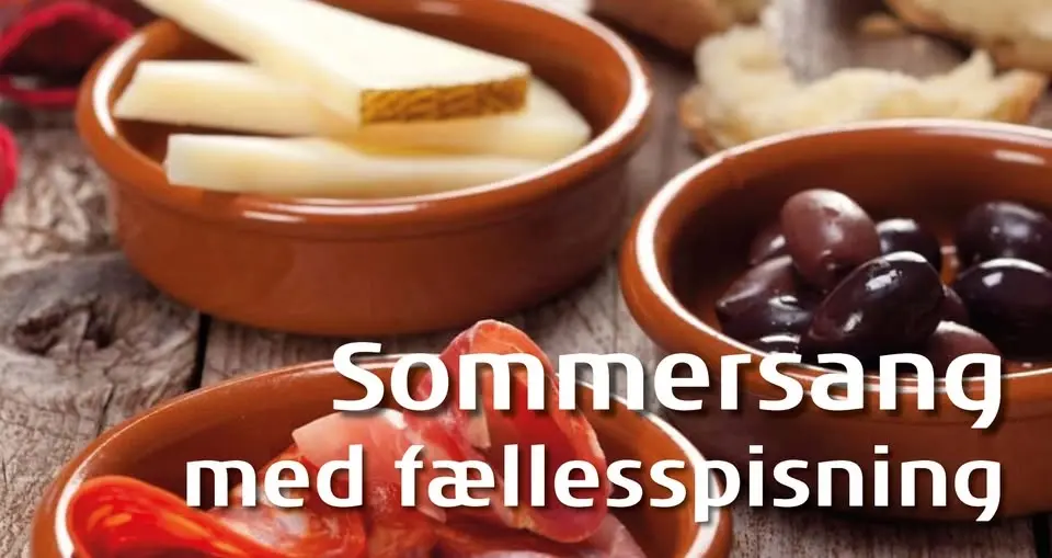 Sommersang i Sognehuset - med fællesspisning