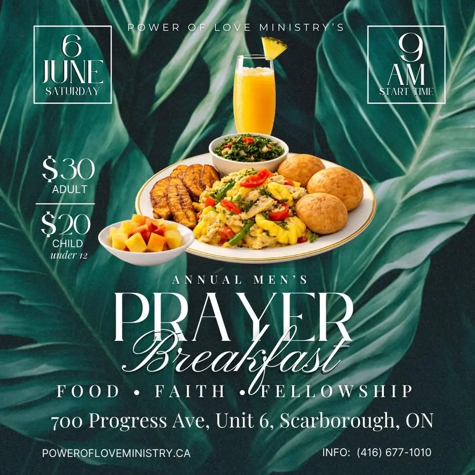 Power of Love Ministry's Annual Men's Prayer Breakfast