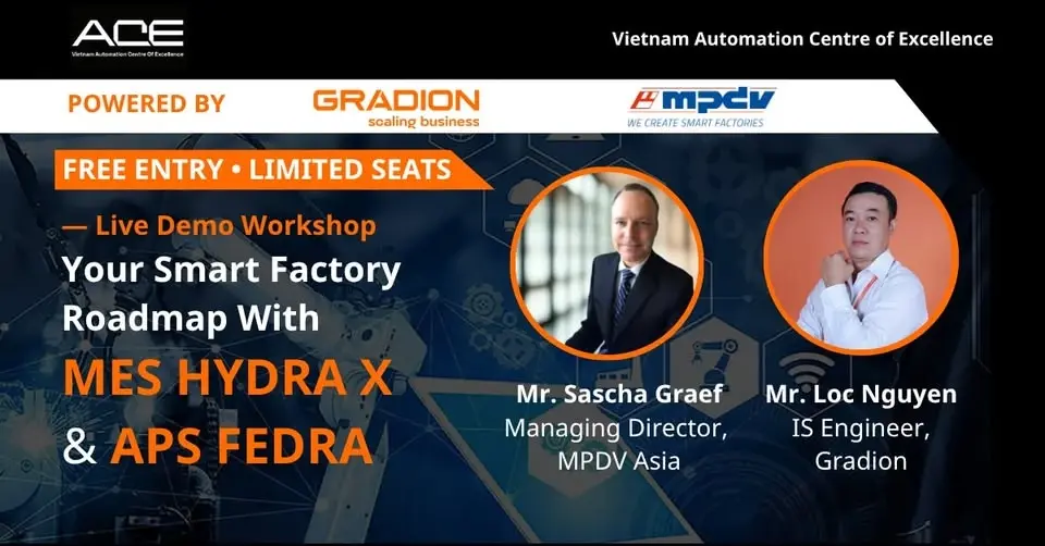 Live-Demo Workshop: Your Smart Factory Roadmap with MES HYDRA X & APS FEDRA