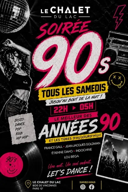 Dîner & Soirée Disco Au Chalet Du Lac