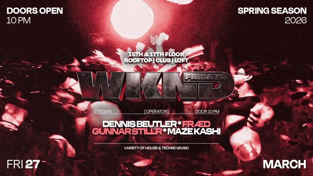 WKND X OPERATOR - Dennis Beutler & Gunnar Stiller B-DAY