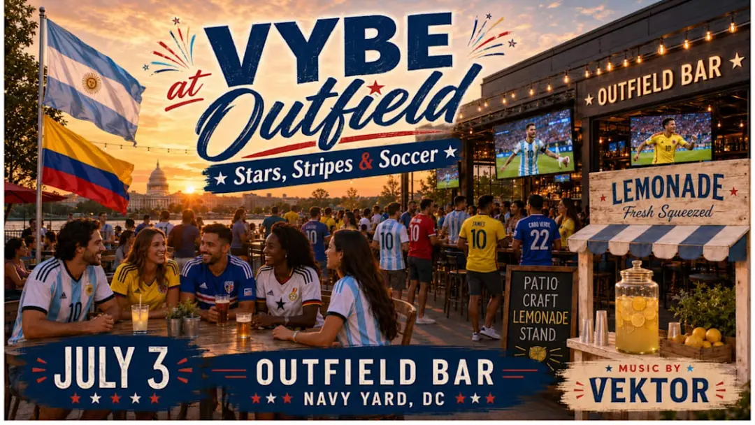 Vybe At Outfield: Stars, Stripes & Soccer
