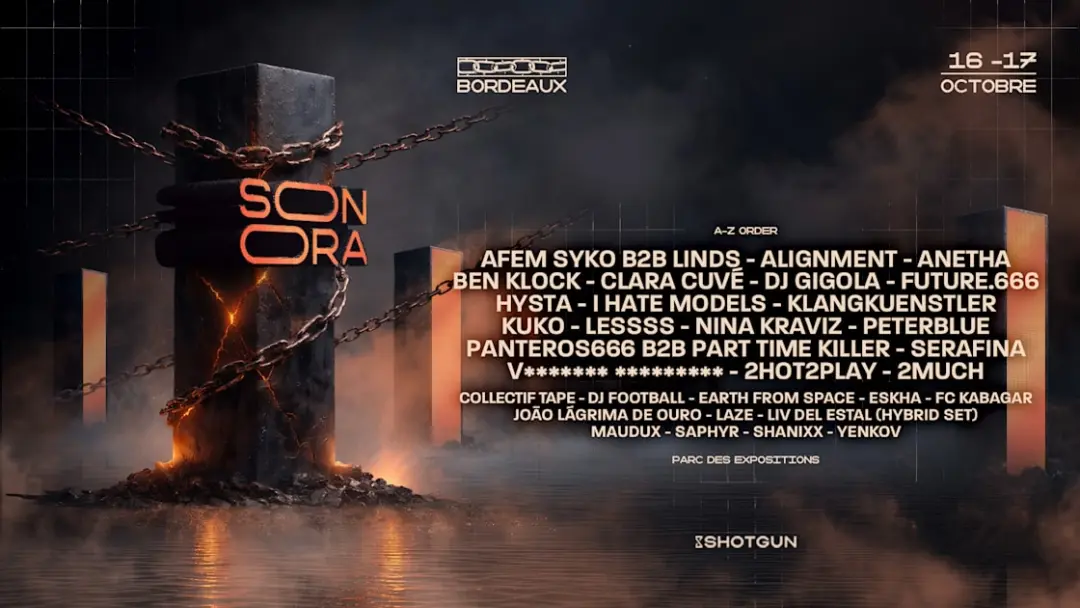 Sonora Bordeaux : 16 Octobre