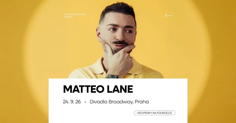 Matteo Lane: We Gotta Catch Up!  • Prague