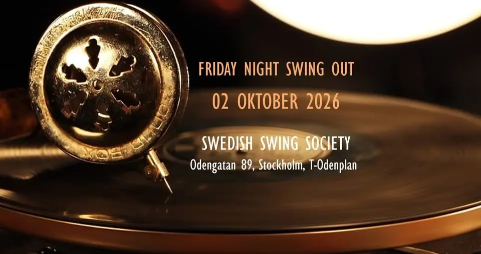 Friday Night Swing Out -02 OKT 2026!