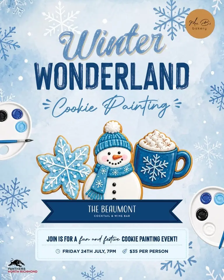 Winter Wonderland Cookie Painting 