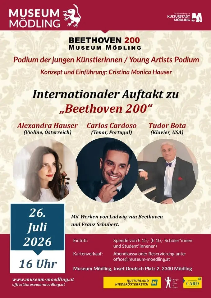 Konzert: Internationaler Auftakt zu „Beethoven 200“