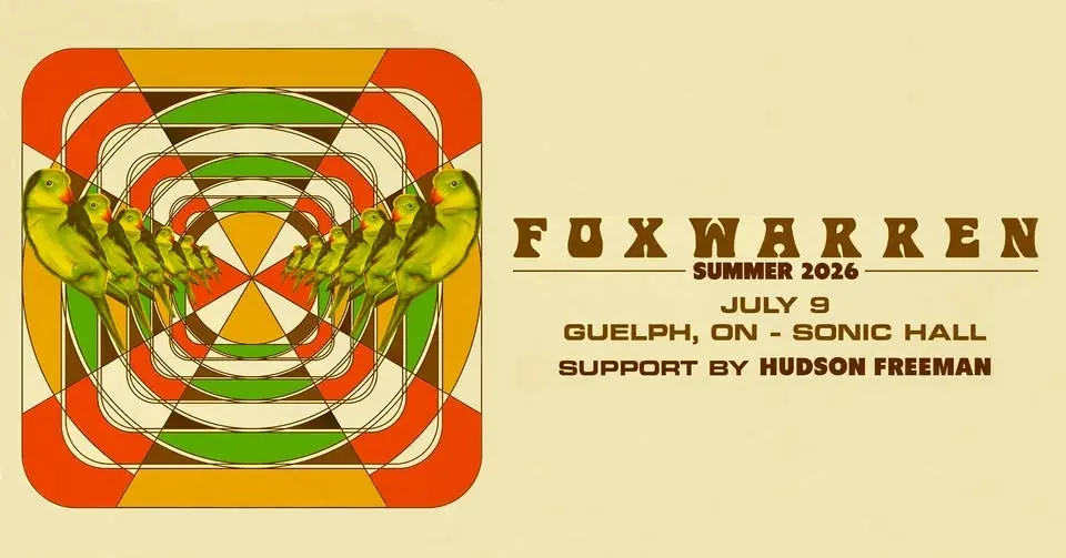 Foxwarren + Guest Hudson Freeman at Sonic Hall!