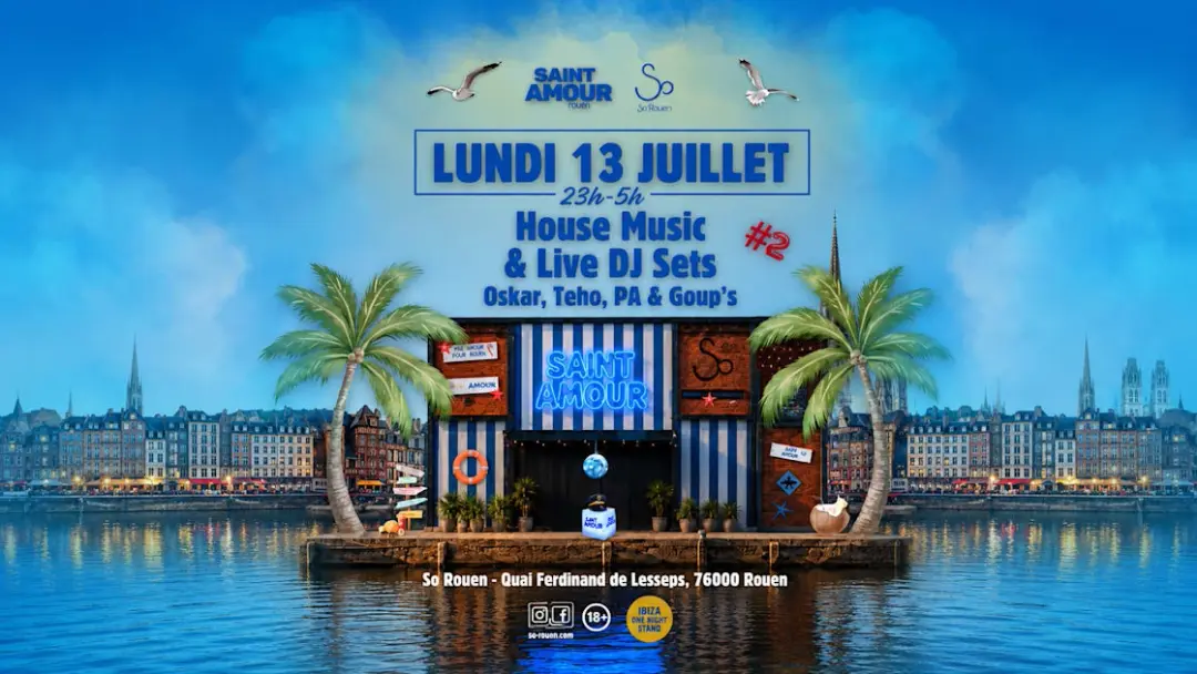 Saint Amour Rouen | So Rouen | Lundi 13 Juillet 2026