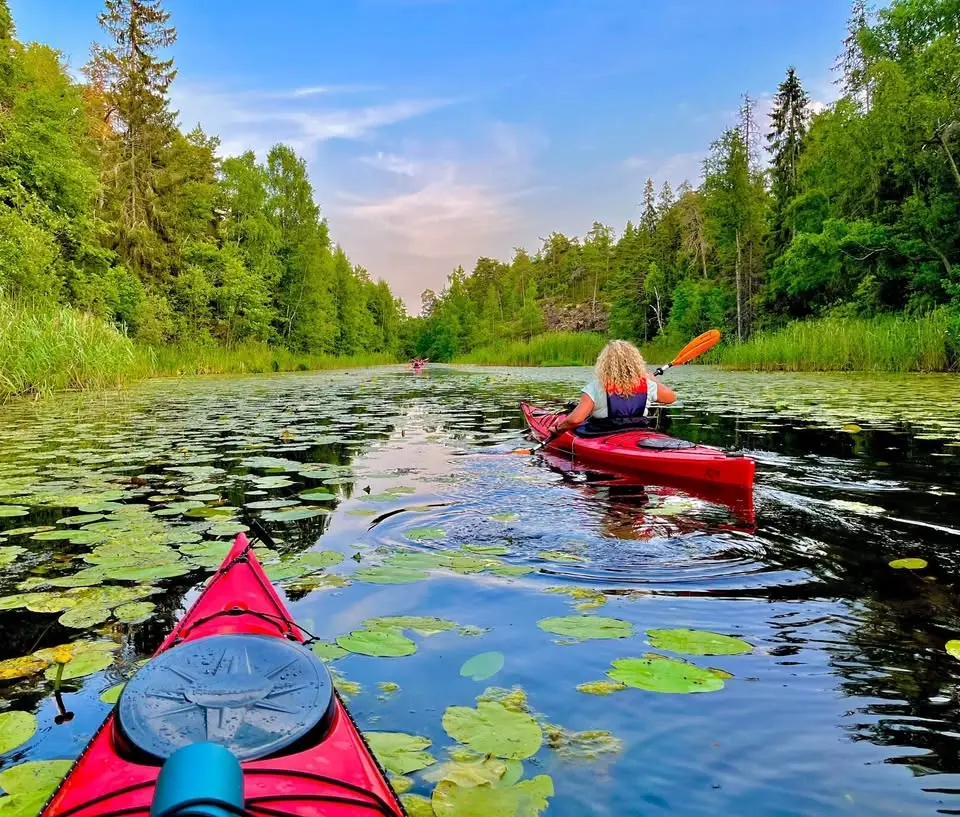 NYBÖRJARPADDLING PÅ ÄLTASJÖN