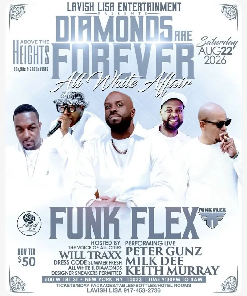 LAVISH LISA ENTERTAINMENT PRESENTS "DIAMONDS R FOREVER" ALL WHITE AFFAIR:
