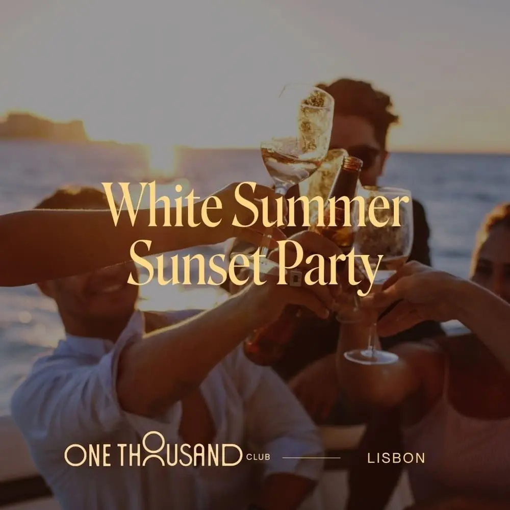 White Summer Sunset Party