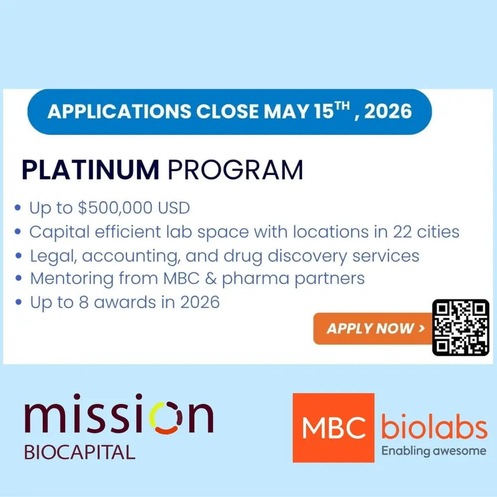 Mission BioCapital Happy Hour: Build Your Biotech with our 2026 Platinum Program