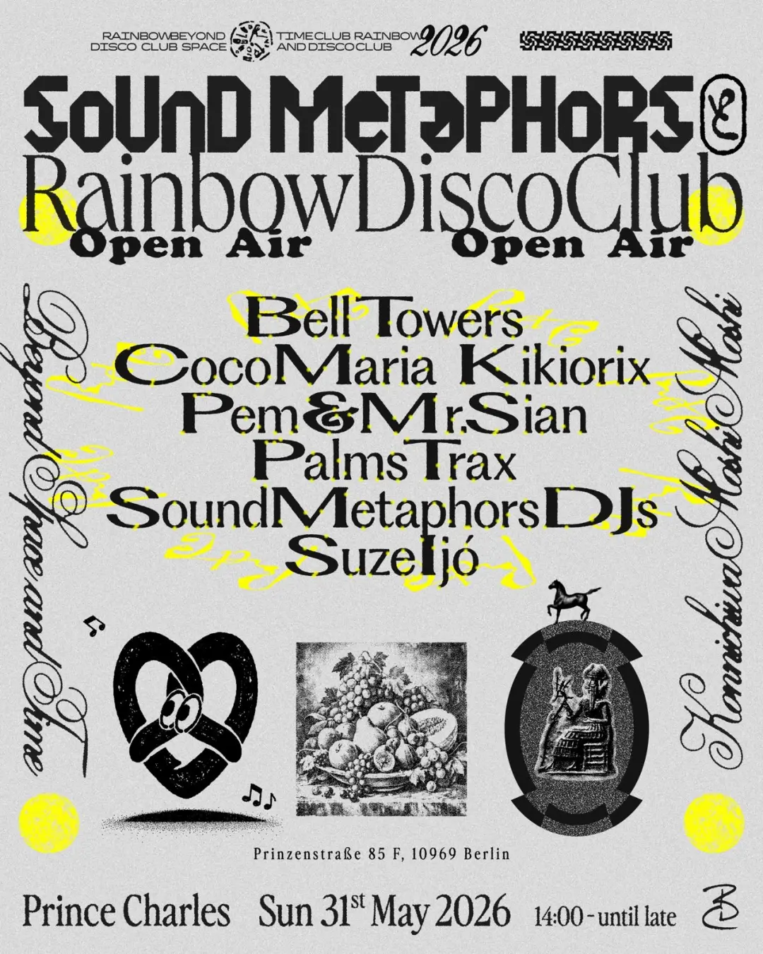 Sound Metaphors x Rainbow Disco Club - OPEN AIR + INDOOR