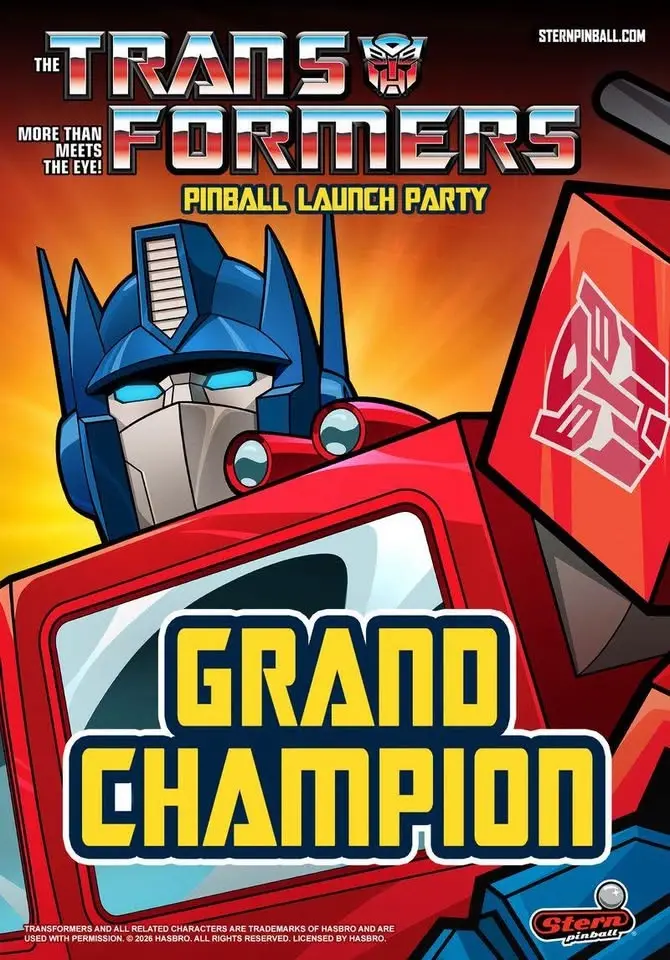 Hangar Pinball's - Stern Army Transformers Launch Party