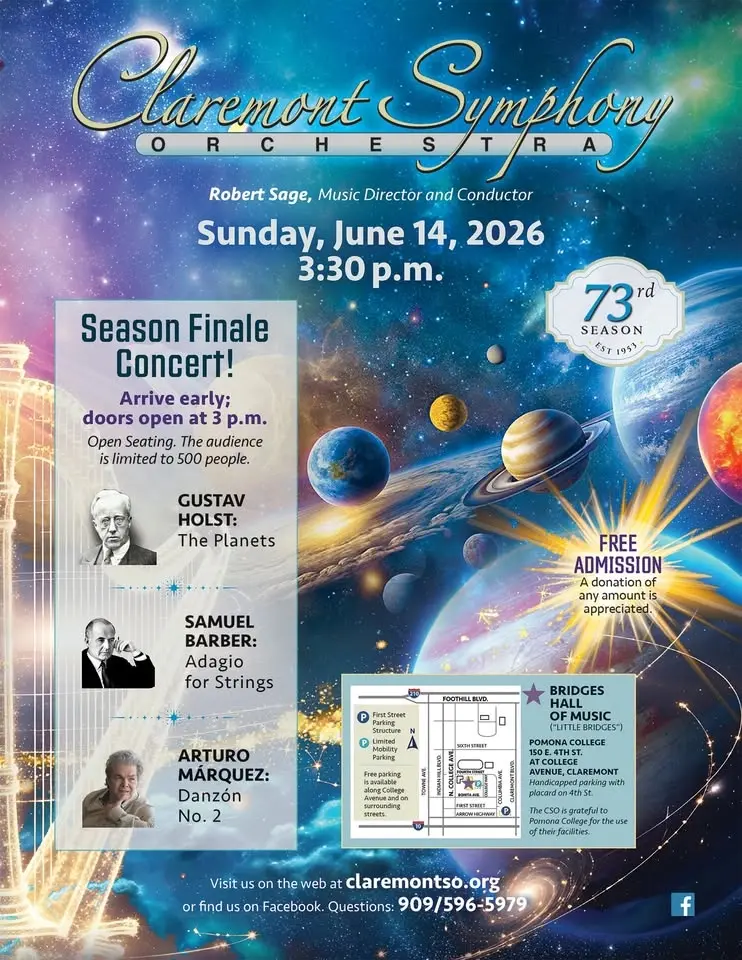 Claremont Symphony Free Concert