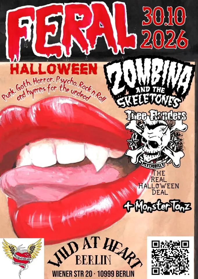 FERAL HALLOWEEN III :Live: Zombina and the Skeletons, Thee Flanders, The Real Halloween Deal