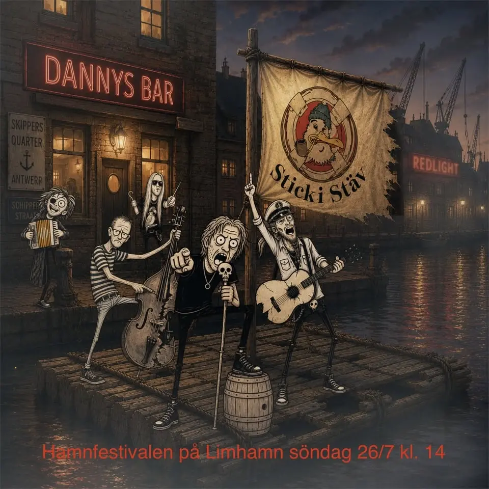 STICK I STÄV live på Hamnfestivalen på Limhamn