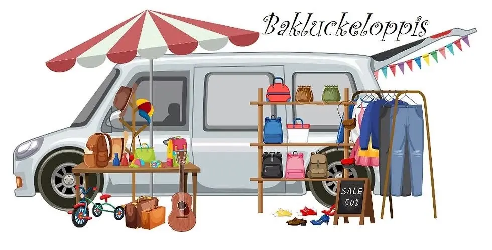 Bakluckeloppis i Sunnemo Folkets Park lördag 11 juli kl.11.00-15.00