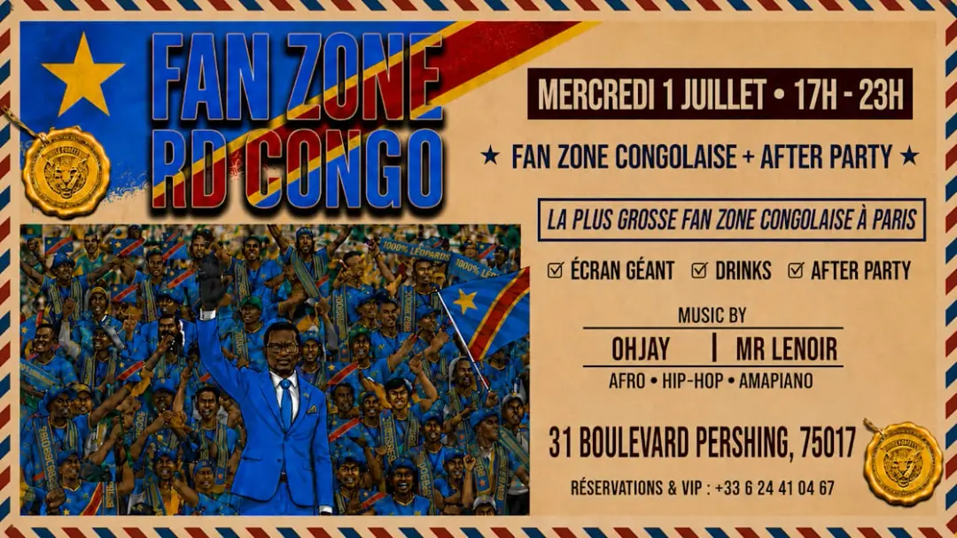 Fanzone Rd Congo Vs Angleterre + After (Loft Maillot Paris)