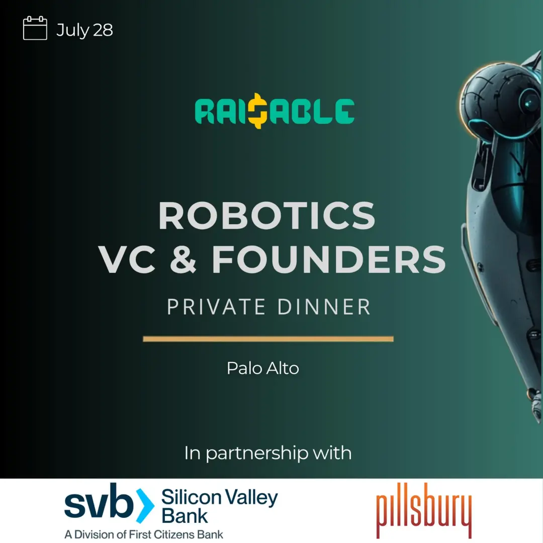 Robotics Founders & VCs Private Dinner · Palo Alto