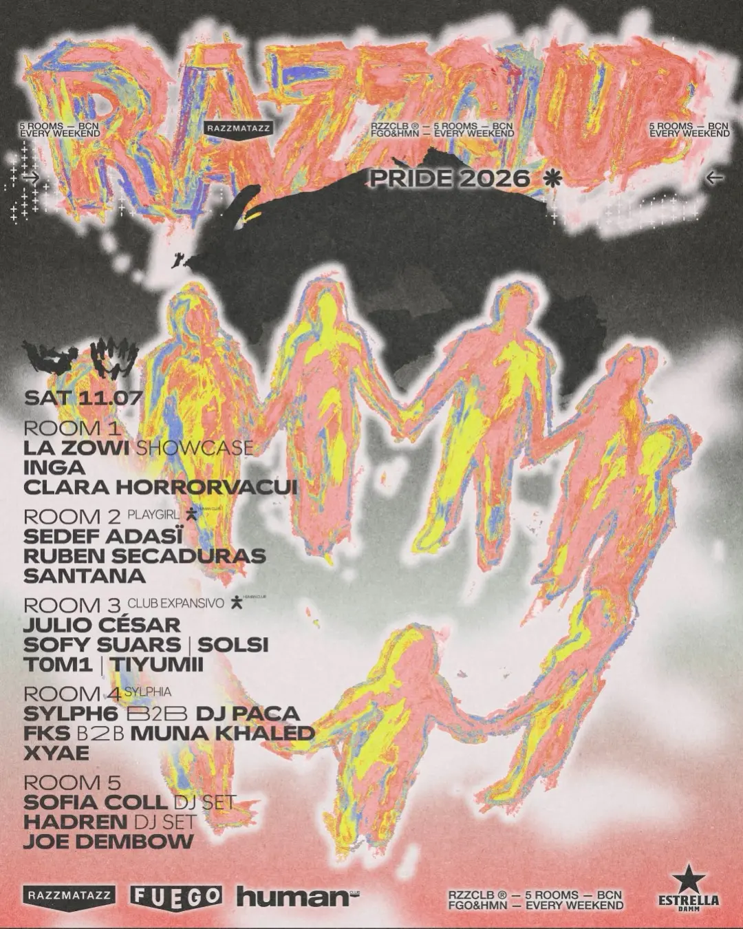 PRIDE: La Zowie Showcase / Sedef Adasï / Inga / Ruben Secaduras / SANTANA / more