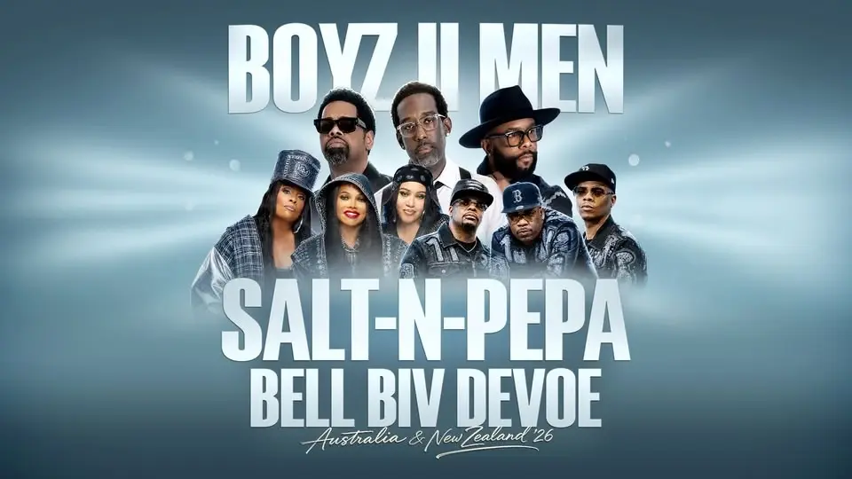 Boys II Men, Salt n Pepa & Bell Biv Devoe at RAC Arena, Perth (Lic. AA)