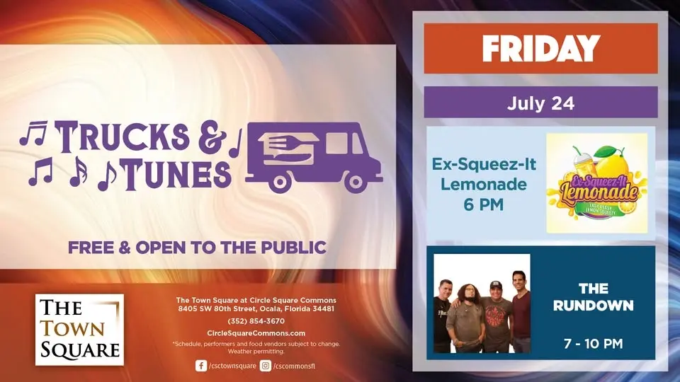 Trucks & Tunes with Ex-Squeez-It Lemonade & The Rundown