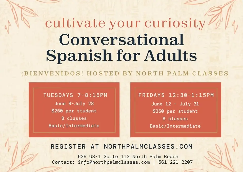 Summer Conversational Spanish Classes