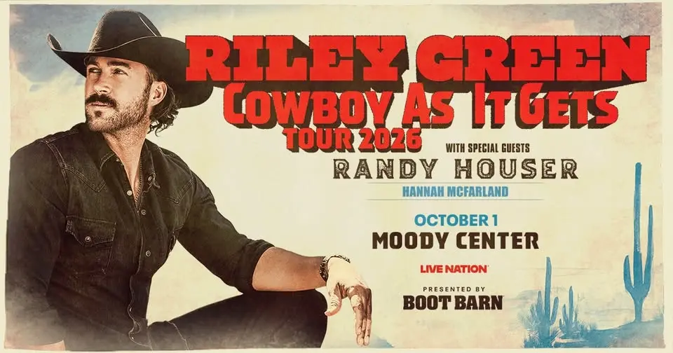 Riley Green: Cowboy As It Gets Tour 2026