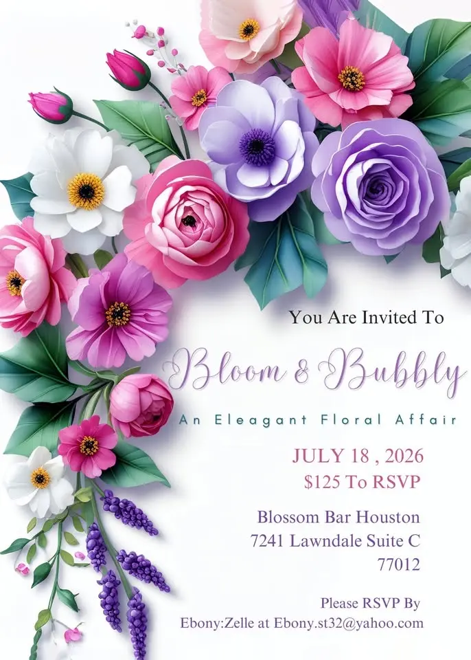 Bloom & Bubbly: An Elegant Floral Affair